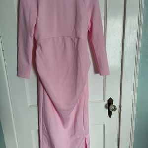 True Violet Maternity fitted midaxi dress